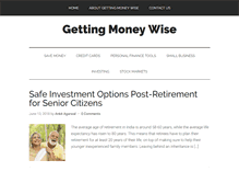 Tablet Screenshot of gettingmoneywise.com